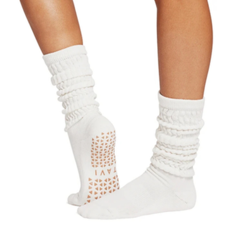 Tavi Grip Socks - Stacy / Snow / M